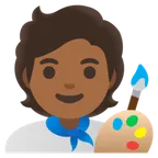 artist: medium-dark skin tone untuk platform Google