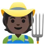 farmer: dark skin tone pentru platforma Google