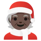 Mx Claus: dark skin tone สำหรับแพลตฟอร์ม Google