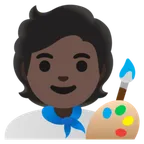 artist: dark skin tone untuk platform Google