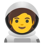 Google 平台中的 astronaut