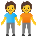 Googleプラットフォームのpeople holding hands