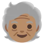 Google dla platformy older person: medium skin tone