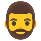 man: beard for Google platform