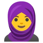woman with headscarf untuk platform Google