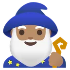 man mage: medium skin tone untuk platform Google