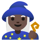 woman mage: dark skin tone pentru platforma Google