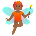 fairy: medium-dark skin tone для платформы Google