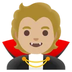 Google dla platformy vampire: medium-light skin tone