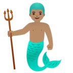 merman: medium skin tone per la piattaforma Google