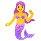 Google platformu için mermaid