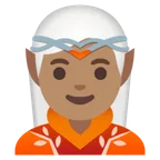 elf: medium skin tone untuk platform Google