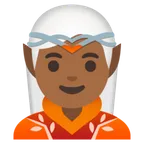 elf: medium-dark skin tone untuk platform Google