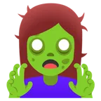 woman zombie voor Google platform