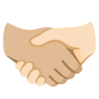 Google dla platformy handshake: medium-light skin tone, light skin tone