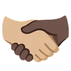 Google dla platformy handshake: medium-light skin tone, dark skin tone
