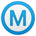 circled M för Google-plattform