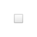 Google 플랫폼을 위한 white small square
