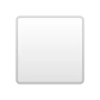 Google प्लेटफ़ॉर्म के लिए white medium square