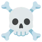 skull and crossbones voor Google platform