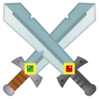 crossed swords for Google platform