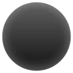 Google 플랫폼을 위한 black circle