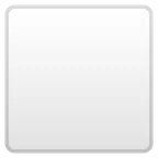 Google प्लेटफ़ॉर्म के लिए white large square