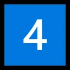 keycap: 4 für Microsoft Plattform