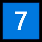 keycap: 7 för Microsoft-plattform