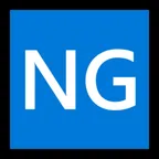 NG button för Microsoft-plattform