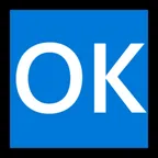 Microsoft 平台中的 OK button
