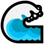 water wave untuk platform Microsoft