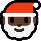 Microsoft dla platformy Santa Claus: dark skin tone