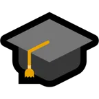 graduation cap για την πλατφόρμα Microsoft
