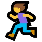 Microsoftプラットフォームのwoman running