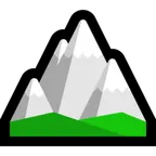 snow-capped mountain for Microsoft platform