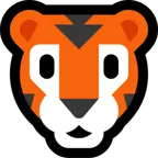 tiger face for Microsoft platform