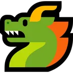 dragon face untuk platform Microsoft