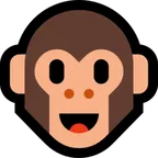 monkey face alustalla Microsoft