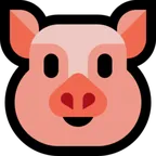 Microsoft platformon a(z) pig face képe