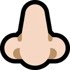 nose: light skin tone untuk platform Microsoft