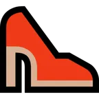 high-heeled shoe لمنصة Microsoft