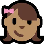 Microsoft dla platformy girl: medium skin tone
