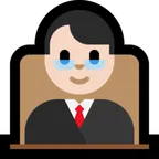 man judge: light skin tone til Microsoft platform