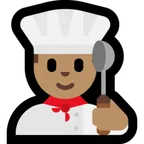 man cook: medium skin tone untuk platform Microsoft