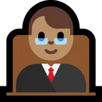 man judge: medium skin tone untuk platform Microsoft