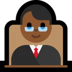 man judge: medium-dark skin tone pentru platforma Microsoft