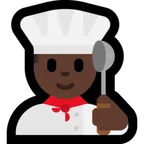 man cook: dark skin tone til Microsoft platform