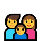 Microsoft 플랫폼을 위한 family: man, woman, boy