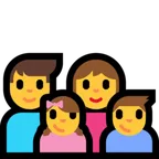 family: man, woman, girl, boy for Microsoft-plattformen